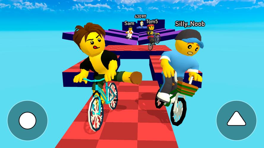 Obby bike: Parkour Adventure Screenshot 3