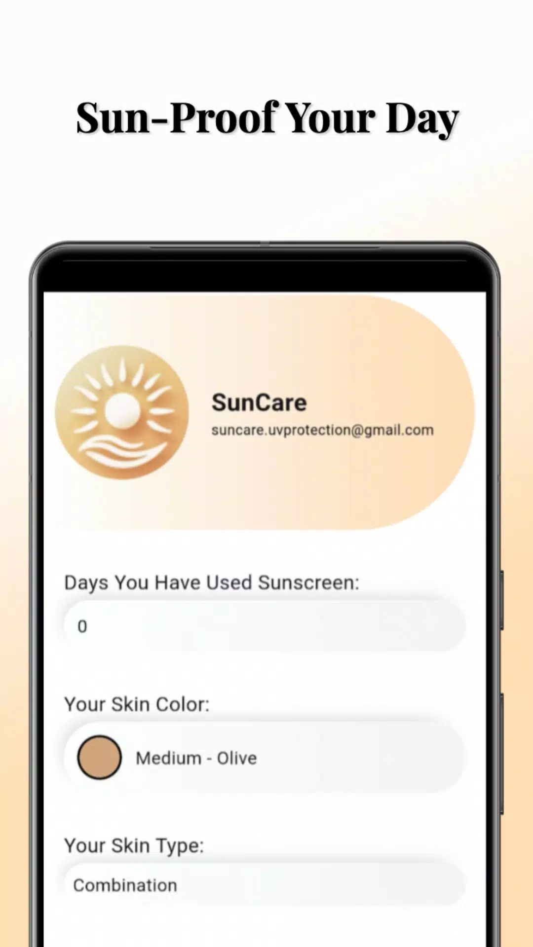 SunCare 螢幕截圖 2