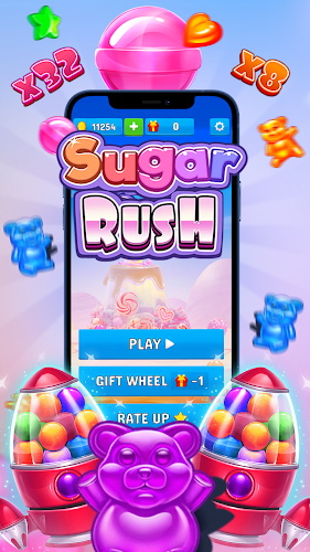 Sugar Rush Slot Machine Screenshot 1