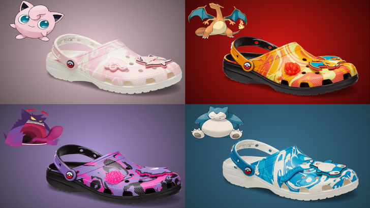 Pokémon Crocs Featuring Gen 1 Designs