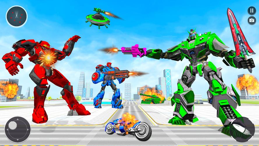 Mech Robot Transforming Game ภาพหน้าจอ 2