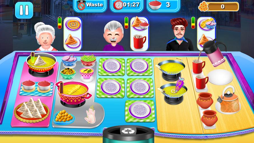 Gujarati Food Cooking Games Captura de tela 1