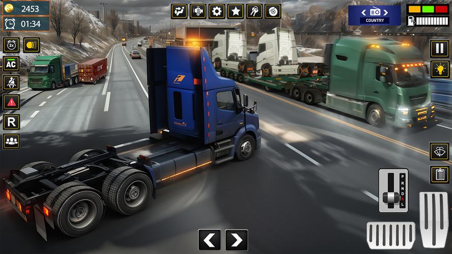 Euro Transporter Truck Games स्क्रीनशॉट 1