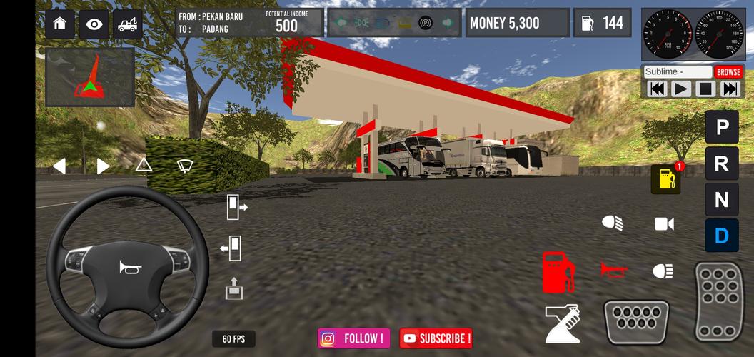 IDBS Simulator Bus Sumatera Tangkapan skrin 1