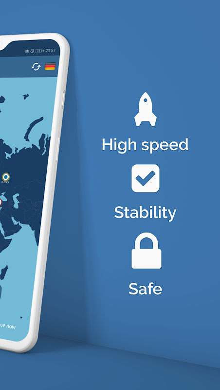 Easy VPN Free - Unlimited Secure VPN Proxy Ảnh chụp màn hình 1