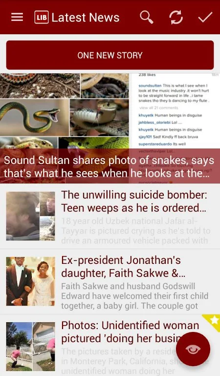 Linda Ikeji Blog Schermafbeelding 0