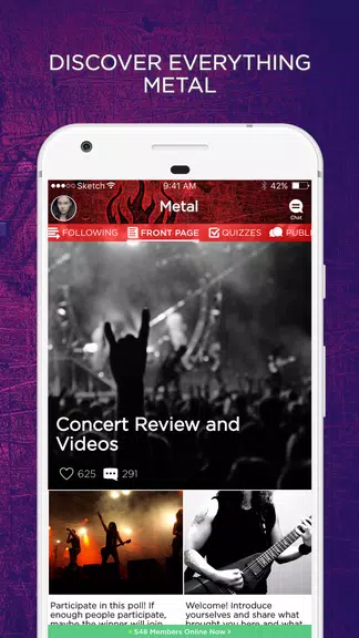 Metal Amino for Heavy Metal Music Fan স্ক্রিনশট 0