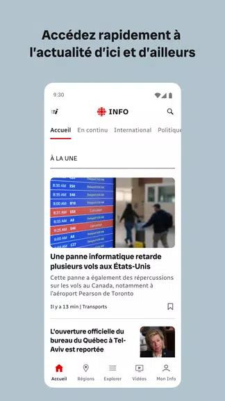 Schermata Radio-Canada Info 0