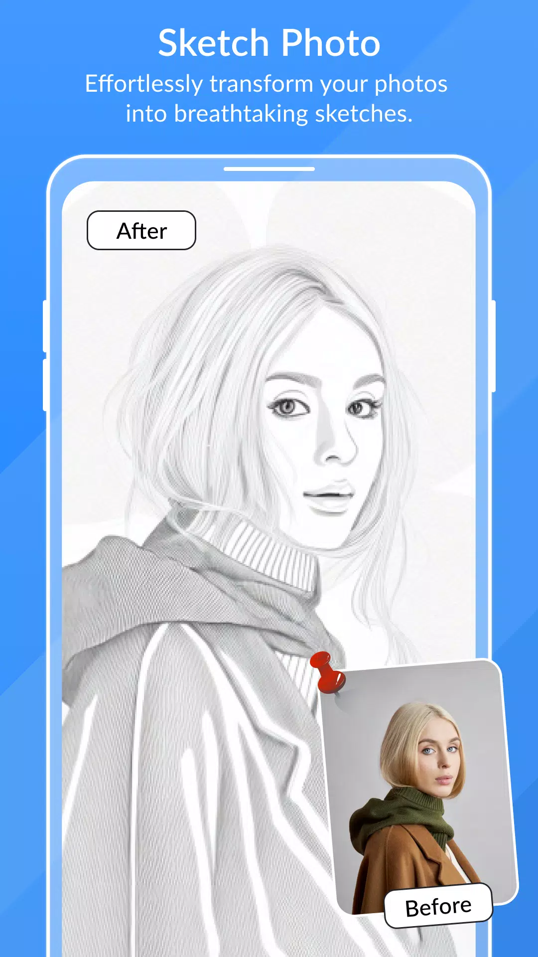 Pencil Sketch Photo Maker Скриншот 0