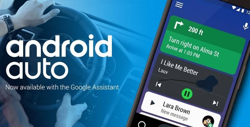 Android Auto – Google Maps, Media & Messaging 螢幕截圖 0