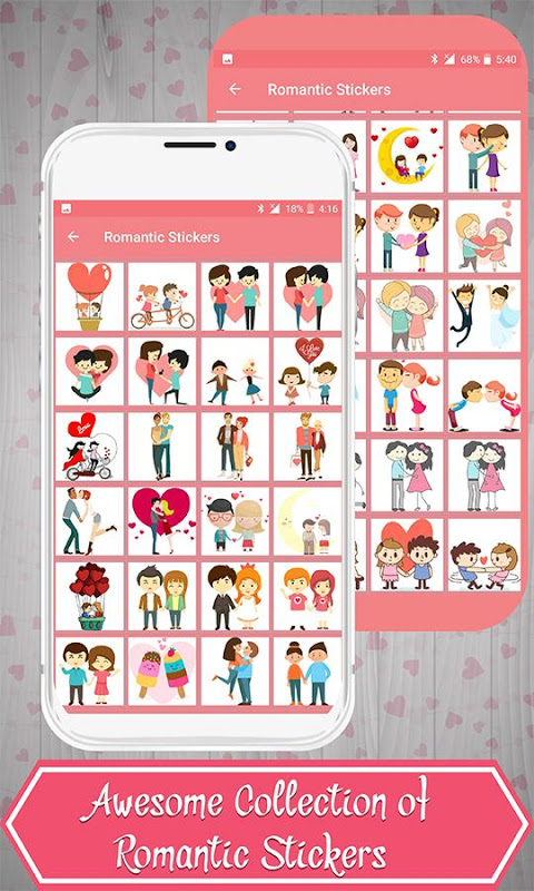 Love Stickers and Free Stickers - WAStickers ဖန်သားပြင်ဓာတ်ပုံ 1