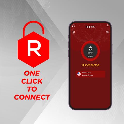 Red VPN (MOD) ဖန်သားပြင်ဓာတ်ပုံ 1