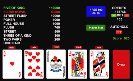 Poker Jolly Card Screenshot 0