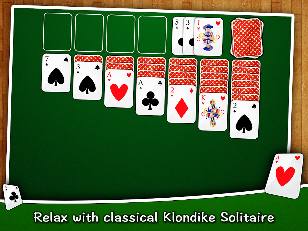 Solitaire FRVR - Big Cards Classic Klondike Game Captura de tela 3