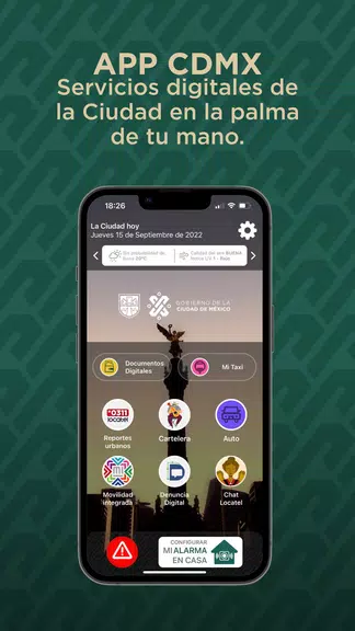 App CDMX Tangkapan skrin 0