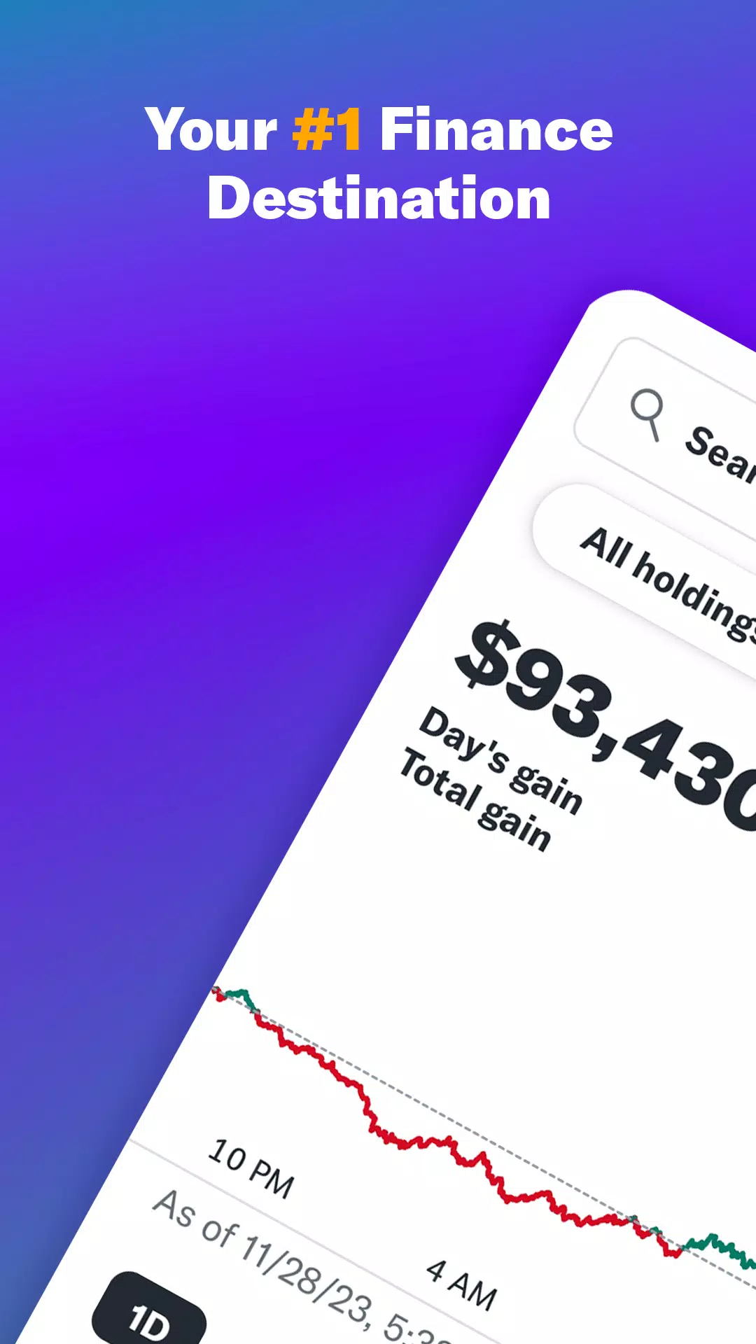 Yahoo Finance: Stock News Ekran Görüntüsü 0