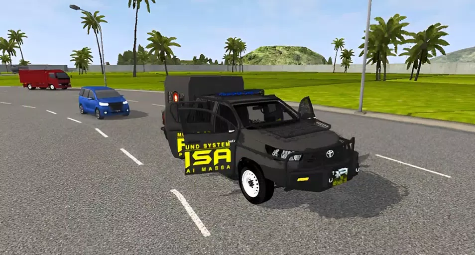 Pickup Police drive Game 3D Zrzut ekranu 0