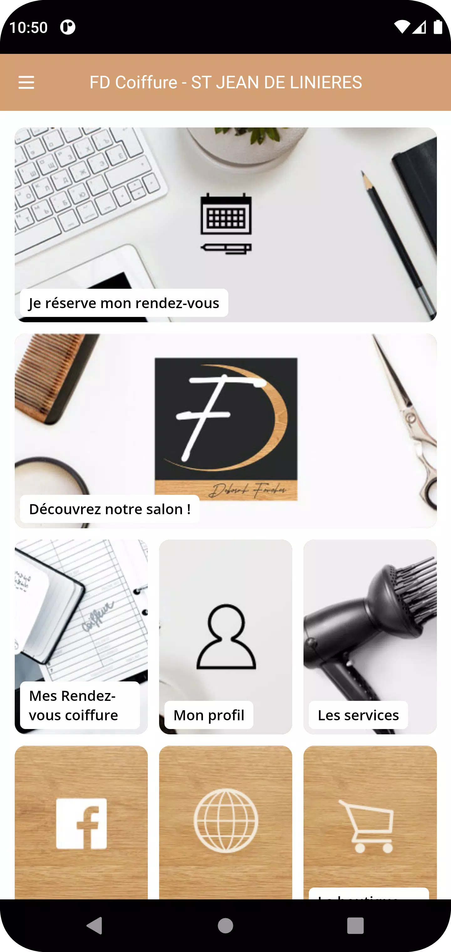 FD Coiffure Capture d'écran 0