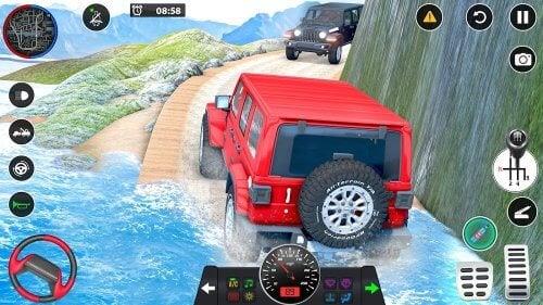 Offroad Jeep Driving Games 3D Screenshot 0