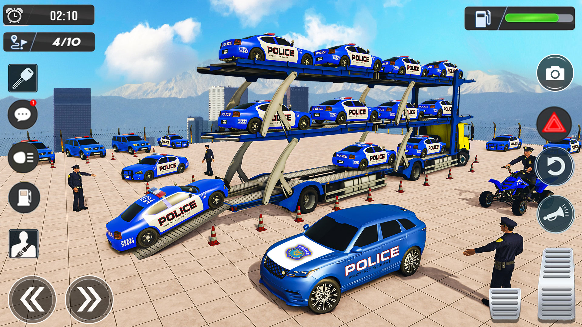 Police Games: Truck Transport Ảnh chụp màn hình 2