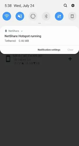 NetShare - no-root-tethering Screenshot 1