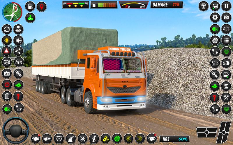 Indian Truck Game 3d Truck sim 螢幕截圖 1