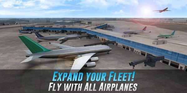 Airline Commander MOD ဖန်သားပြင်ဓာတ်ပုံ 1