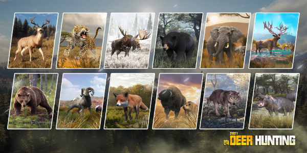 Deer Hunting: 3D shooting game スクリーンショット 1