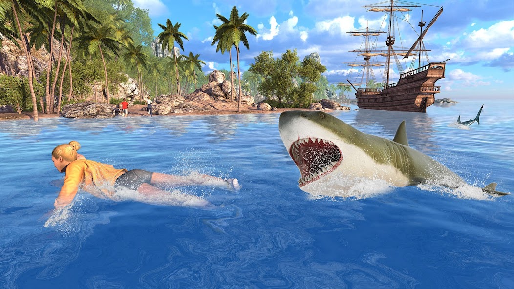 Angry Shark Games: Game 2024 Mod 螢幕截圖 1