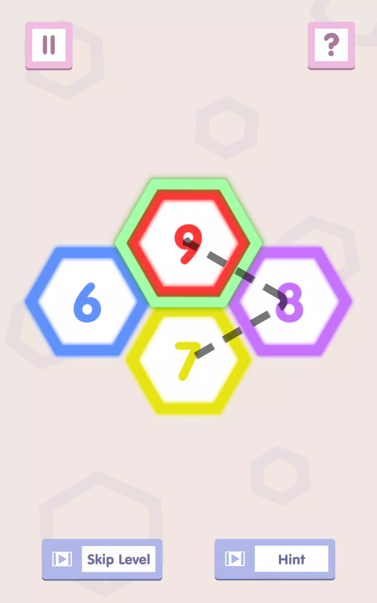 Schermata Number Path: Hexa Links 2