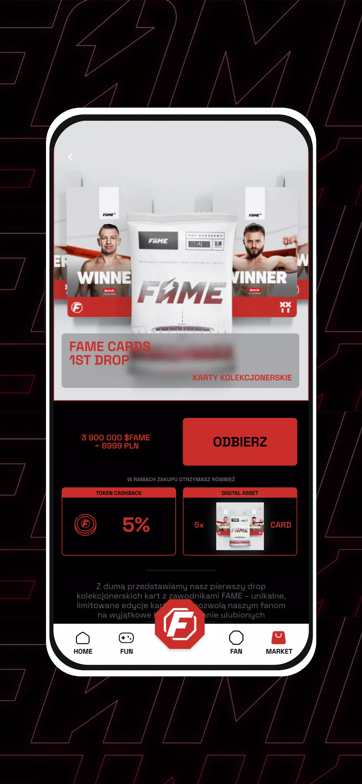 FAME MMA APP 螢幕截圖 2