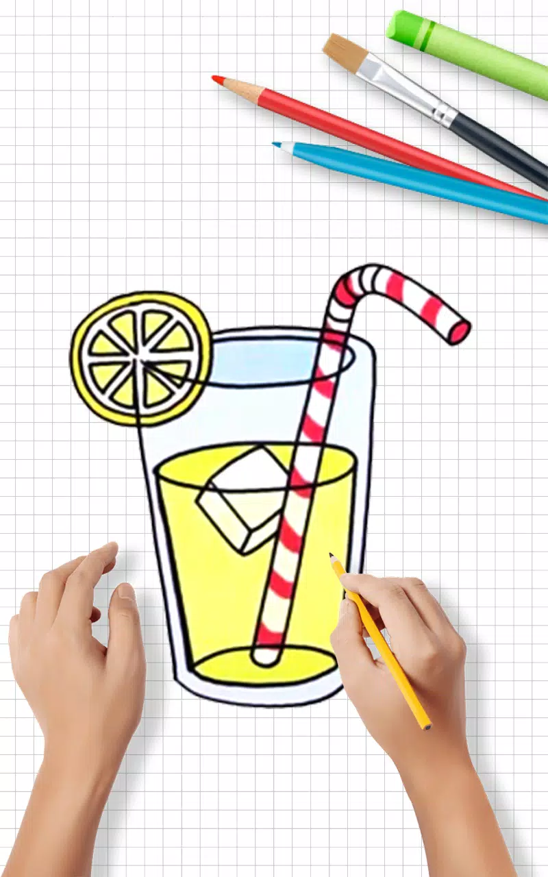 Schermata Draw Cute Drinks 1