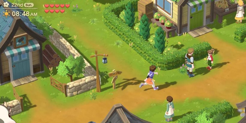 Harvest Moon: Home Sweet Home은 클라우드 저장 및 컨트롤러 지원을 추가하여 알바 마을을 보다 효율적으로 복원할 수 있습니다.