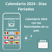 Calendario 2024- Días Feriados Screenshot 0