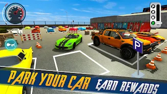 Classic car parking car games Скриншот 3