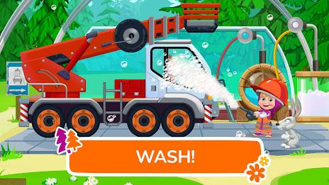 Masha and the Bear truck games Screenshot 1