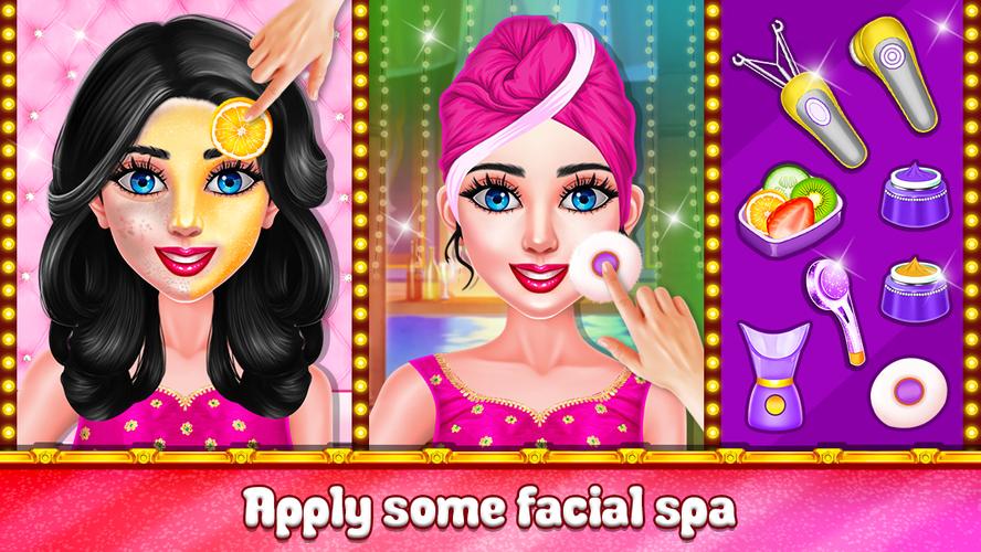 Indian Wedding Makeup Dressup Captura de tela 2