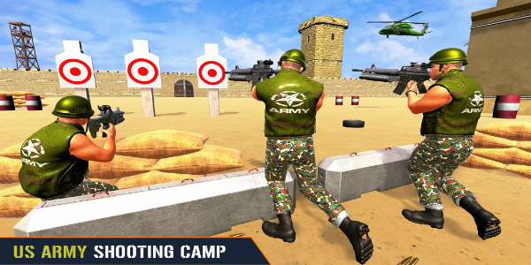 US Army Training Shooting Camp ဖန်သားပြင်ဓာတ်ပုံ 0