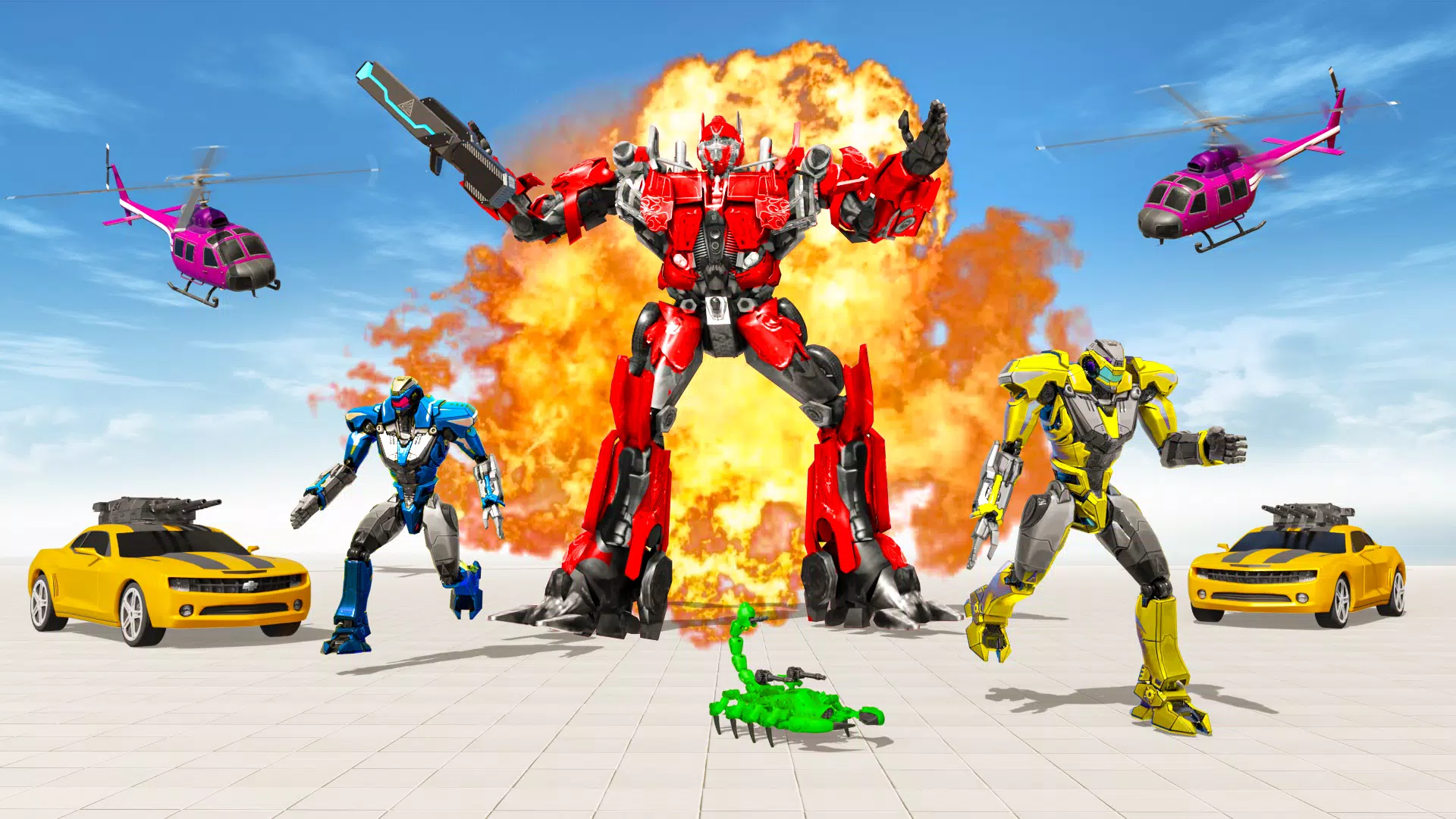 Jet Robot Car Transform 3D 螢幕截圖 1