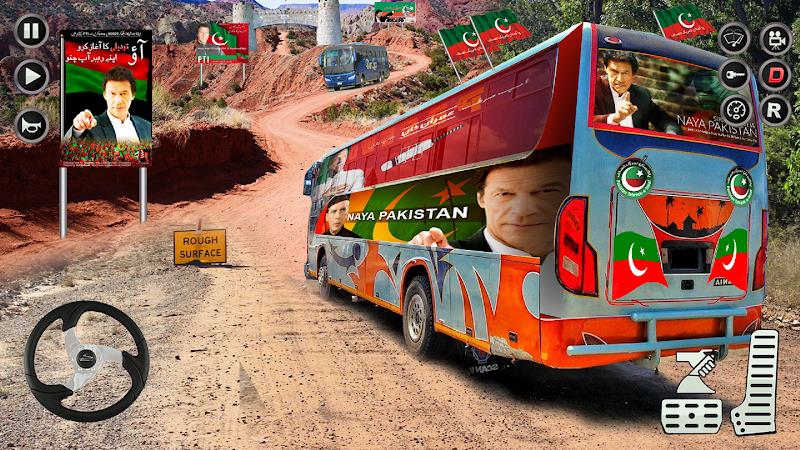 Imran Khan Election Bus Sim 3D Screenshot 1