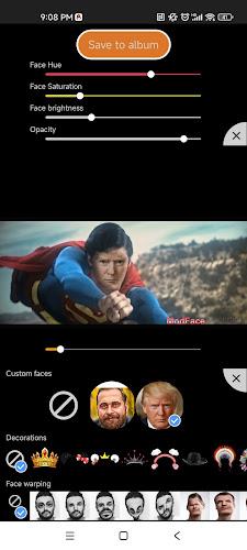 ModFace-Face Swap Video Editor ภาพหน้าจอ 0