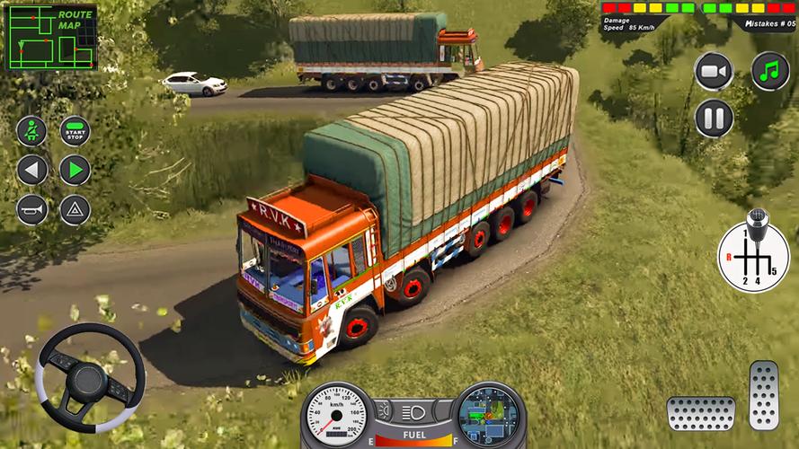 Indian Heavy Truck Delivery 3D Zrzut ekranu 2