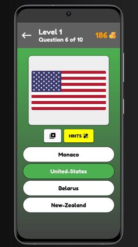 Flags Quiz - Guess The Flags スクリーンショット 0