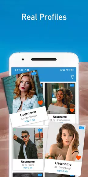 Positive Match: Herpes Dating 螢幕截圖 1