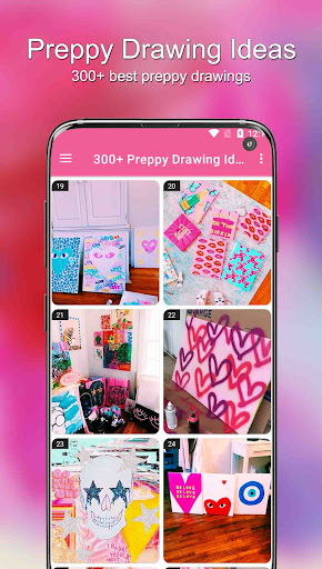 300+ Preppy Drawing Ideas Ekran Görüntüsü 0