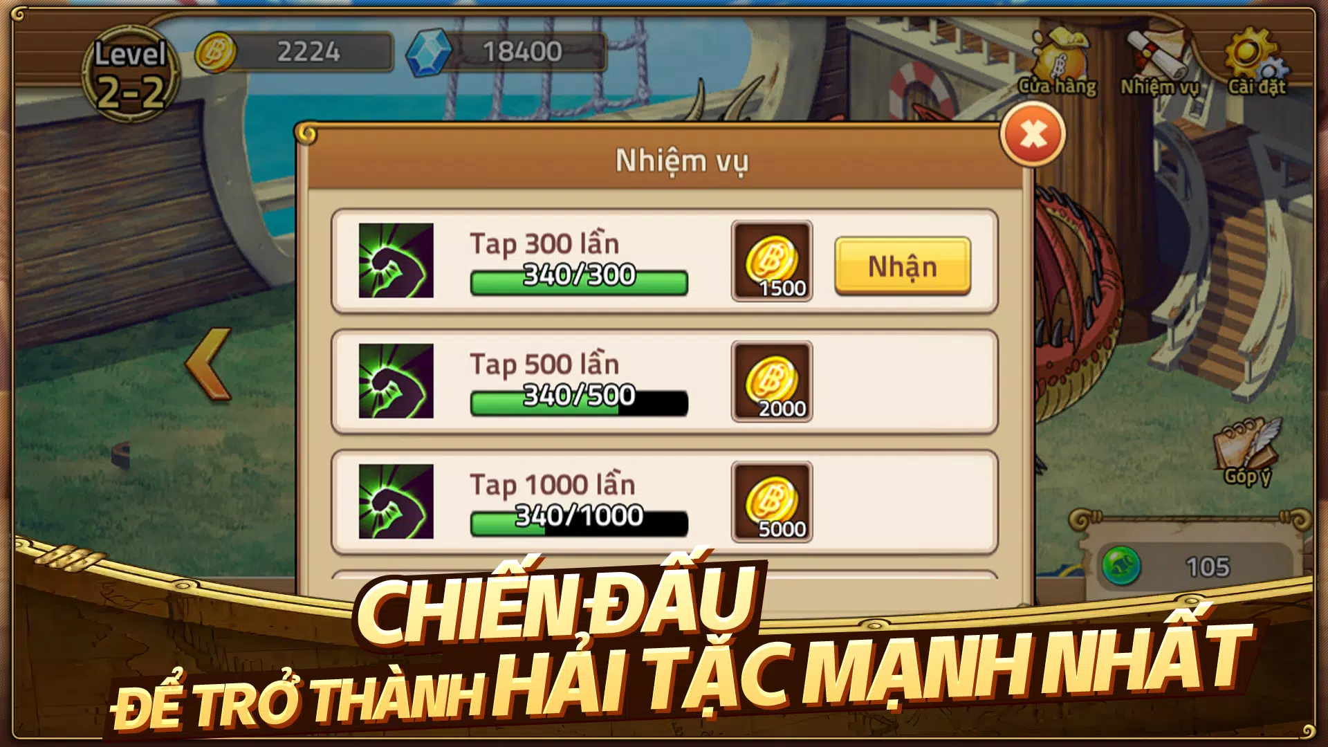 Huyền Thoại Hải Tặc Screenshot 2