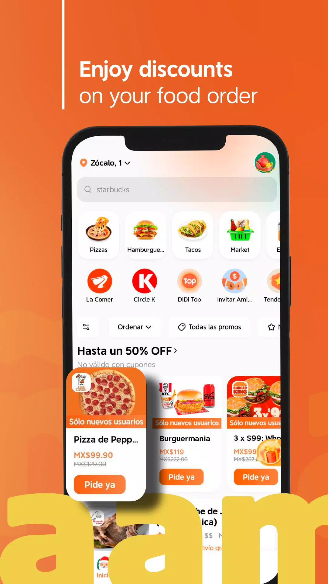 DiDi Food: Express Delivery 螢幕截圖 1