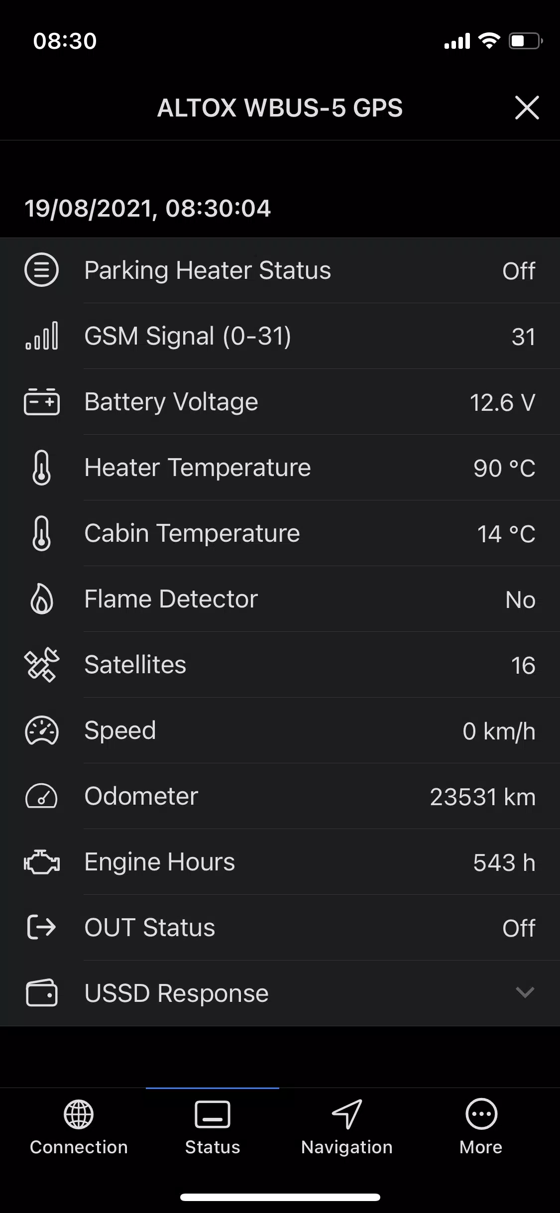 Schermata Altox App 3