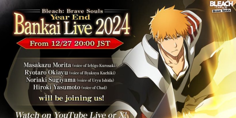 Bleach: Brave Souls отметит end год особым Livestream и появлением аниме VAS