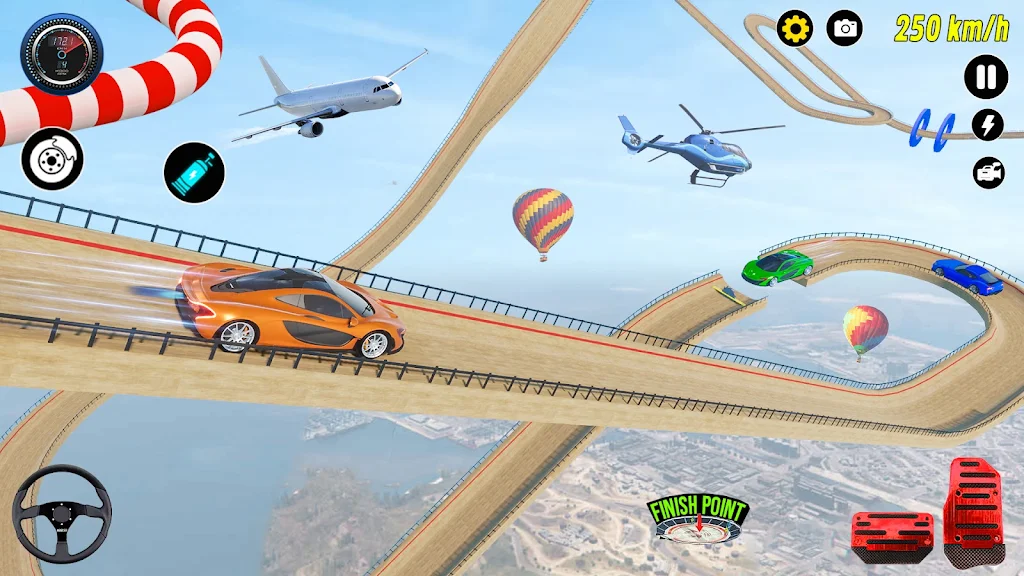 Ramp Car Games GT Car Stunts Screenshot 1